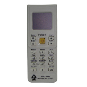 Appli Parts APRC-4000B Universal Air Conditioning Remote Control, 1.5 in LCD, Celsius, 4,000 Frequencies
