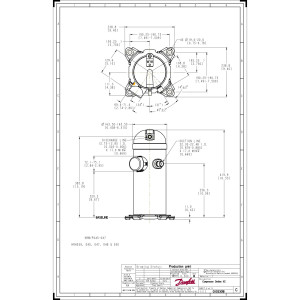 Danfoss HRH048U2LP6 4 tons 48.000 btu/h R410A Compresor Scroll para Aire Acondicionado 208-230/3/60 (V/Ph/Hz) Descarga 1/2 pulg, Succion 7/8pulg, ODF, Aceite PVE 121L2773, 121L2776 Danfoss HRH048U2LP6 4 tons 48.000 btu/h R410A Compresor Scroll para Aire Acondicionado 208-230/3/60 (V/Ph/Hz) Descarga 1/2 pulg, Succion 7/8pulg, ODF, Aceite PVE 121L2773, 121L2776
