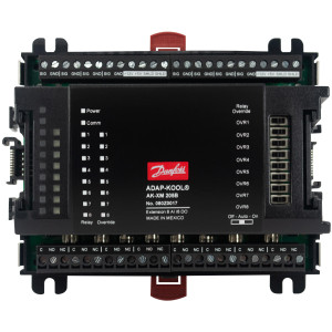 Danfoss 080Z0017 Modulo de Extension para Controlador Electronico AK-XM 205B, 8 Entradas Analogas, 8 Salidas On/Off SPDT