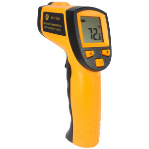 Appli Parts APTT-DLD Infrared Thermometer Gun: Versatile Laser Temperature Measurement Tool for Cooking, HVAC, Engine Diagnostics and More -58 F to 1022 F or Celsius Scale Appli Parts APTT-DLD Infrared Thermometer Gun: Versatile Laser Temperature Measurement Tool for Cooking, HVAC, Engine Diagnostics and More -58 F to 1022 F or Celsius Scale
