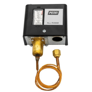 PENN P70AA-118 Switch Pression JCI, high pressure 100 to 400 psi, SPST open low, Condenser Fan Cycling Control Models for non-corrosive refrigerants PENN P70AA-118 Switch Pression JCI, high pressure 100 to 400 psi, SPST open low, Condenser Fan Cycling Control Models for non-corrosive refrigerants