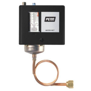 PENN P70AB-2C Control de Presion JCI, baja 20 a 100 psi, SPST abre en baja, para refrigerantes no-corrosivos