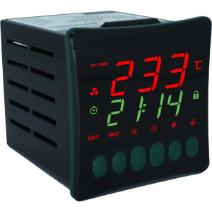 Termostato Para Horno 85-265v/50-60hz Thermon Full Gauge To-761b Para Gas, Electrico, Madera -10 A 500c/ 14 A 932f 6 Salidas Para Relay 3 Entrada Digital 1 Sensor De Llama 1 Alarma Interna 20 Programas Conexion Por Terminal Individual
