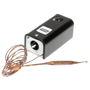 PENN A19ABA-40C Control de Temperatura Electromecanico para Cuarto Frio JCI -34 C a 38 C Capilar de 6Ft, 1 polo 1 Tiro SPST