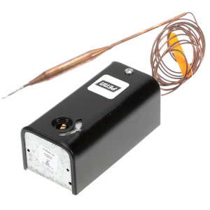 PENN A19ABA-40C Control de Temperatura Electromecanico para Cuarto Frio JCI -34 C a 38 C Capilar de 6Ft, 1 polo 1 Tiro SPST