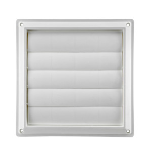 Lambro Usa Rejilla Ventilacion Blanca 8in de Plastico 363W