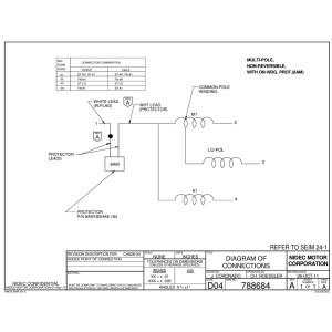 US Motors 1/2 hp 1725/1140rpm, 4 polos, 1 eje, ODP Cerramiento, 2 velocidades, 6.3 diametro, CW, Shaft End, 115v, 60 hz, 1 ph,  S063SSJ8066011B