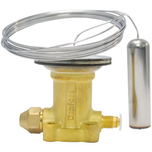 Danfoss 067B3347 TXV Element R404,R507, Flare, TE 12, External Equalized 1/4 in, 118 in Capillary Tube, -40 to 50 F includes 067B0577