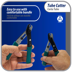Appli Parts APT-TC157 Corta Tubo Capilar para Cobre, medidas hasta 1/8 de pulg o 3.2 Milim, para Profesionales y Bricolaje, sirve otros metales blandos
