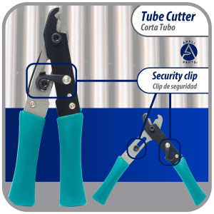 Appli Parts APT-TC157 Corta Tubo Capilar para Cobre, medidas hasta 1/8 de pulg o 3.2 Milim, para Profesionales y Bricolaje, sirve otros metales blandos