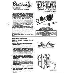 Robertshaw 5430-175 Termostato Cocina Horno 140 a 500 F Broil 375 a 530 F Capilar 60 pulg Vastago Cortable a 2 pulg Vastago Plano .187 Posicion plana Abajo